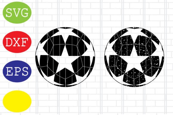 Download Distressed Soccer Ball, Sport Silhouette - Soccer Collection