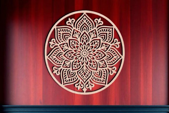 Download Laser Cut Mandala Wall Art SVG Sign - Mandala wall art Collection