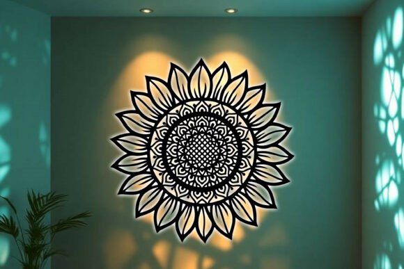 Download Laser Cut Mandala Wall Art SVG Sign - Mandala wall art Collection