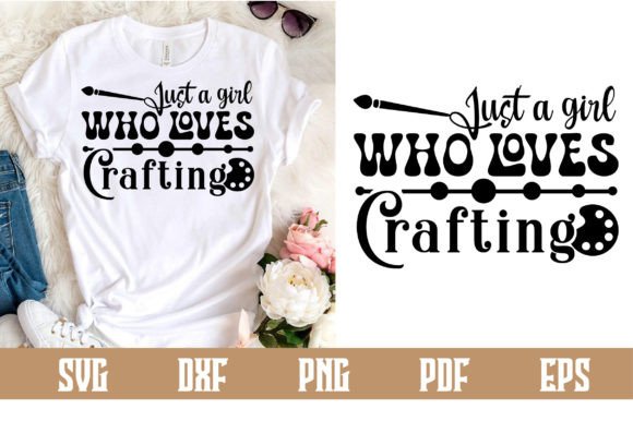 Download Just a Girl Who Loves Crafting Svg - Crafting svg Collection
