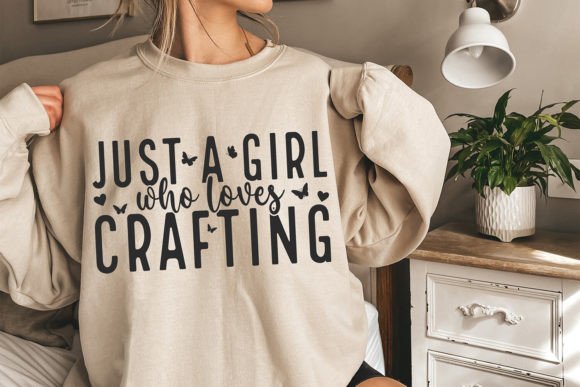 Download Just a Girl Who Loves Crafting SVG - Crafting svg Collection