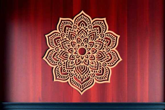 Download Laser Cut Mandala Wall Art SVG Sign - Mandala wall art Collection