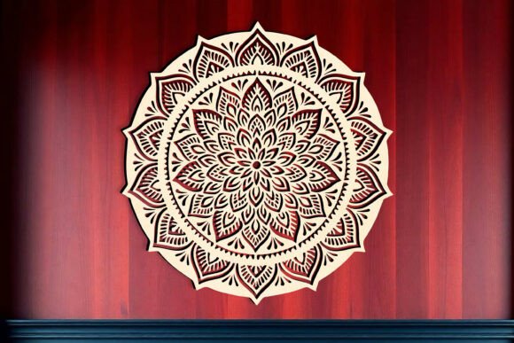 Download Laser Cut Mandala Wall Art SVG Sign - Mandala wall art Collection