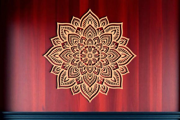 Download Laser Cut Mandala Wall Art SVG Sign - Mandala wall art Collection