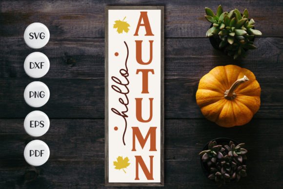 Download Hello Autumn SVG, Fall Porch Sign SVG - Premium Resources