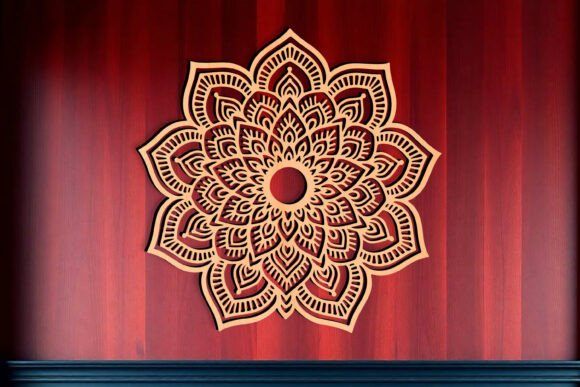 Download Laser Cut Mandala Wall Art SVG Sign - Mandala wall art Collection