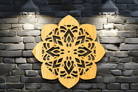 Download Mandala Wall Art Laser Cut SVG - Mandala wall art Collection
