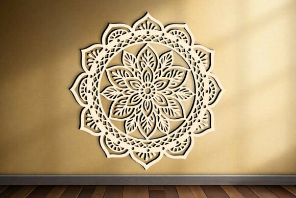Download Laser Cut Mandala Wall Art SVG Sign - Mandala wall art Collection