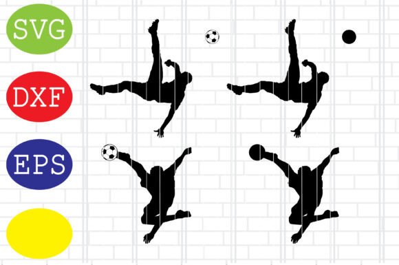 Download Soccer Player Volley Svg - Soccer Collection