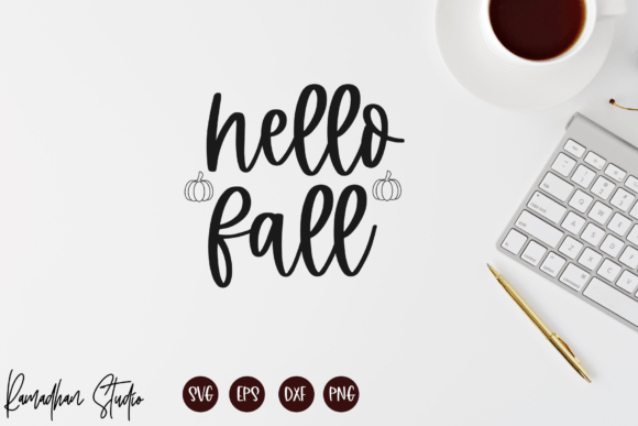 Download Hello Fall Svg, Auntum Svg, Svg Cut File - Hello fall svg Collection